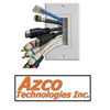 Azco Brush Wall Plate White
