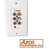 Azco HDTV Over CAT5E Receiver Wall Plate For Use With AZBLN1247DW