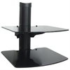 Promounts Wall Mount Double Adjustable Glass Component Shelf