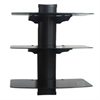 Promounts Wall Mount Triple Adjustable Glass Component Shelf