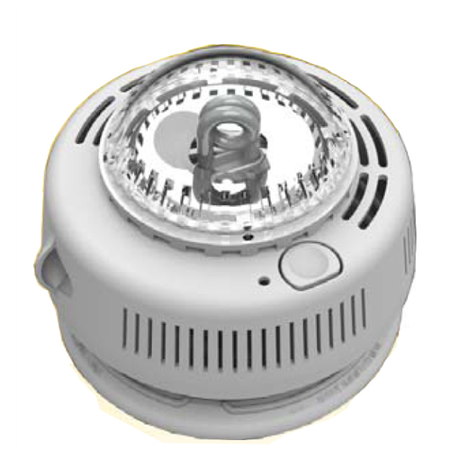 7010BLSA BRK 120V Hardwired Photoelectric Smoke Alarm With Strobe For