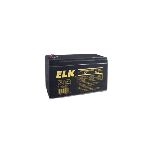ELK1280 Elk Rechargeable Sealed Lead Acid Battery 12V 8Ah