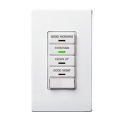 VRCS4-M0Z - Leviton Vizia RF+ ZWave 4 Button Scene Controller White