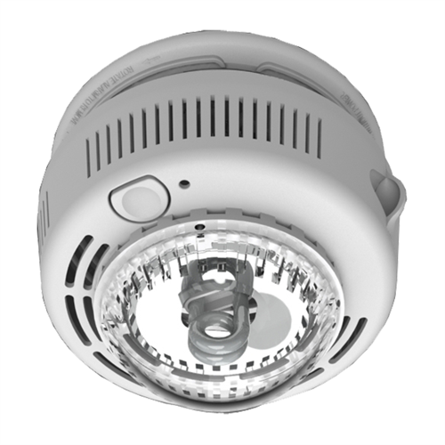 7010BLSA BRK 120V Hardwired Photoelectric Smoke Alarm With Strobe For