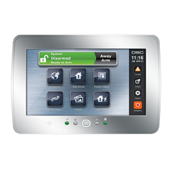 DSC Touch Screen LCD Keypad Silver